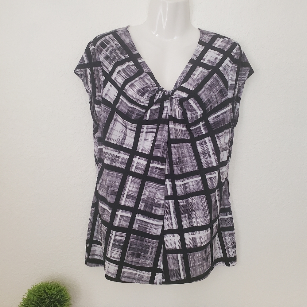 LIZ CLAIBORNE Cap Sleeve Blouse